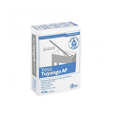 Yeso Tuyango AP - Revoque Int. Altas Prestaciones - 25kgs