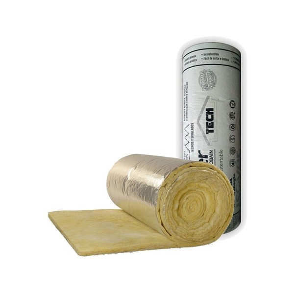 Lana de Vidrio 1,25m x 16m x 35mm (20m2) ISOVERTECH Lana de Vidrio 1,25m x 16m x 35mm (20m2) ISOVERTECH