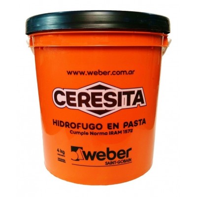 Hidrofugo Inorganico + Organico "Ceresita" - 4kgs