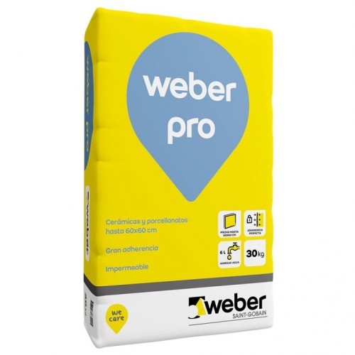 Pegamento Adhesivo Weber PRO - 25kgs